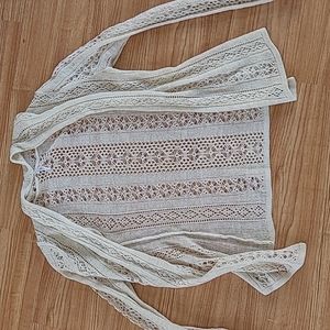 Long sleeve cover up, size small